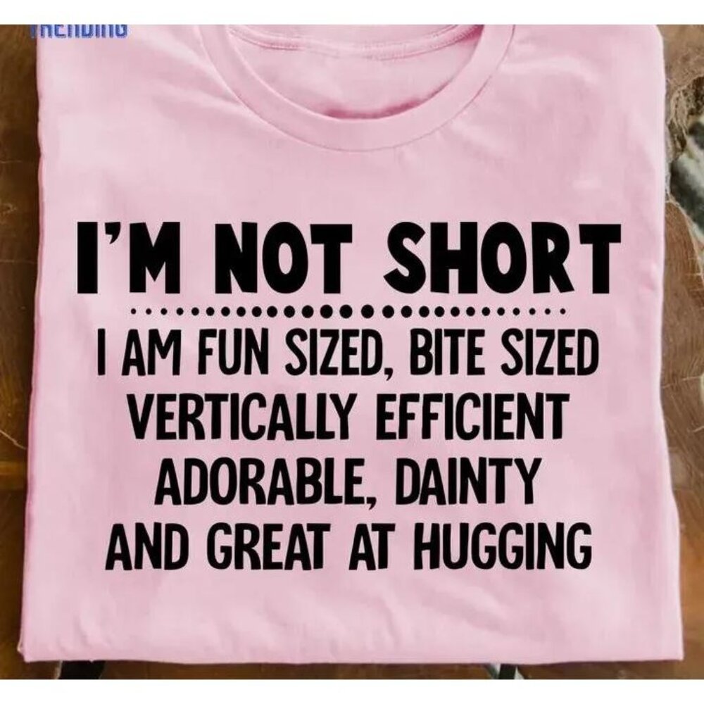 Im Not Short I Am Fun Sized Bite Sized Classic Tshirt Unisex